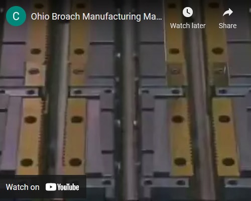 Ohio Broach Manufacturing Machinery